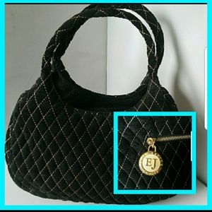 Vintage Eric Javitz NY Quilted Handbag Melania Trump's Inagural Hat Maker